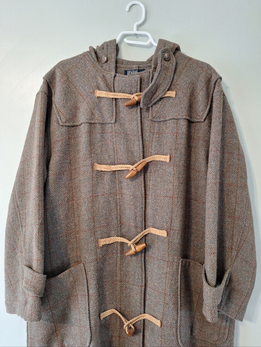 Vintage Polo Ralph Lauren Wool Toggle Duffle Coat - M - Picture 2 of 16